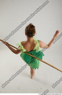 KATERINA STANDING POSE WITH SPEAR